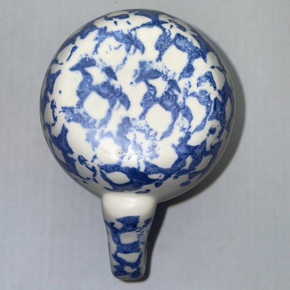 💕💕Vintage Blue heart sponge ware mug 14 oz - Picture 5 of 6